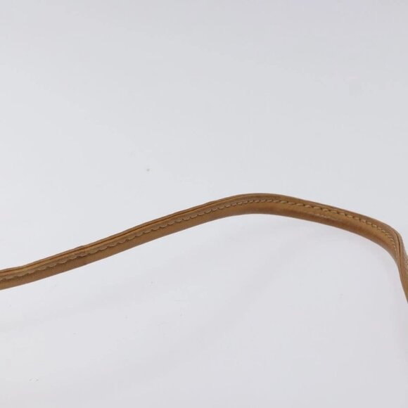 CELINE Macadam Canvas Shoulder Bag PVC Beige Gold - Picture 8 of 15